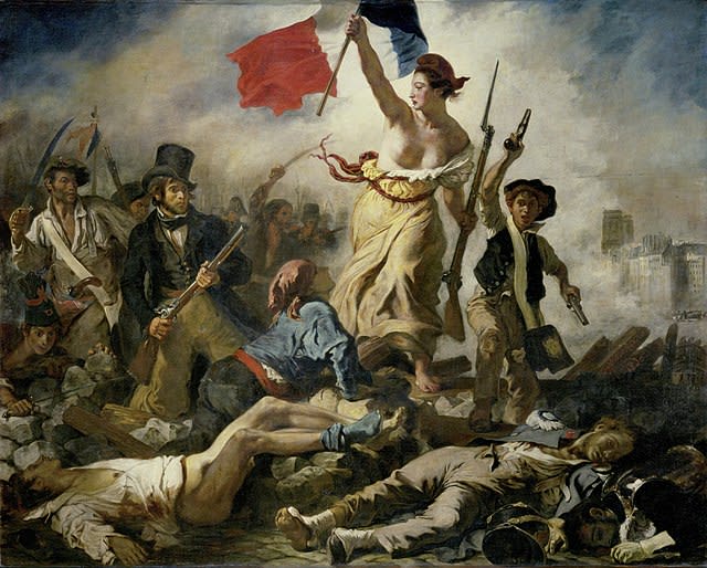 Eugène Delacroix - Le 28 Juillet. La Liberté guidant le peuple