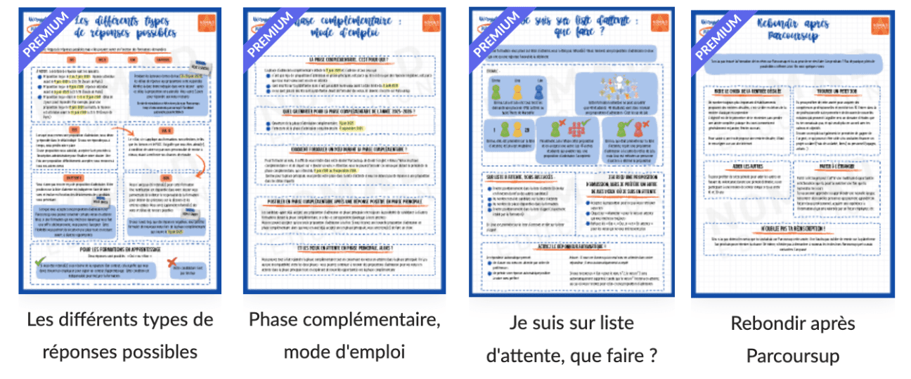 Fiches Essentiels Parcoursup