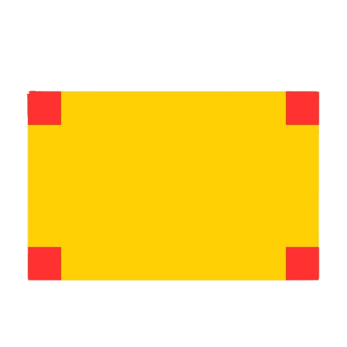 Rectangle avec angles