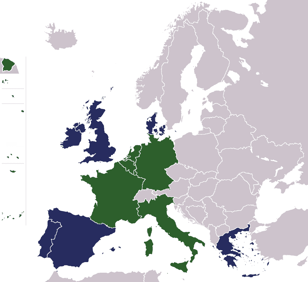 carte UE 1973