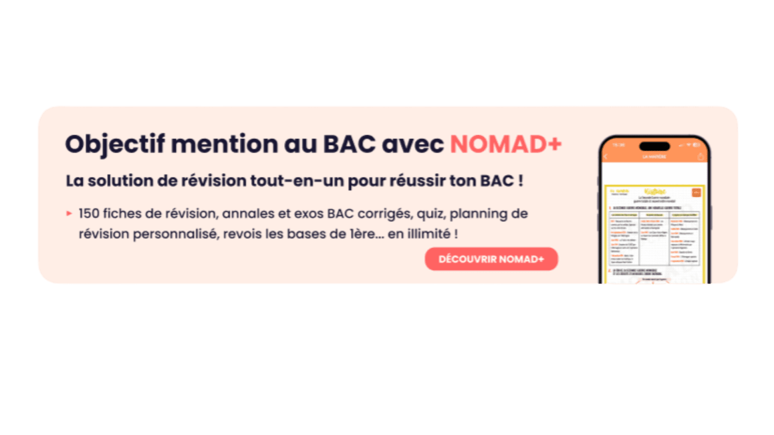 Réussir au bac 2025 avec Nomad Education