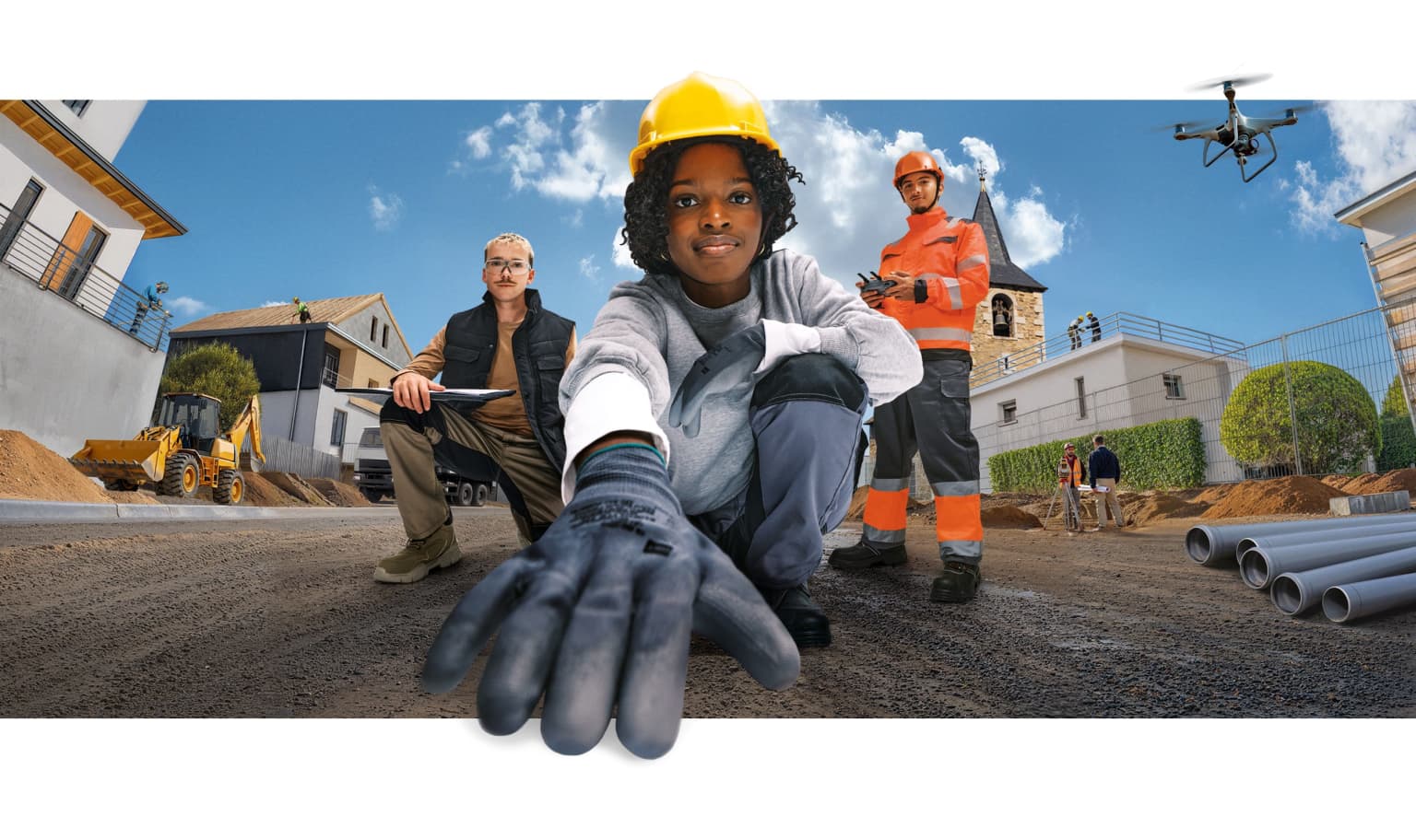 Découvre les métiers du bâtiment et des travaux publics 