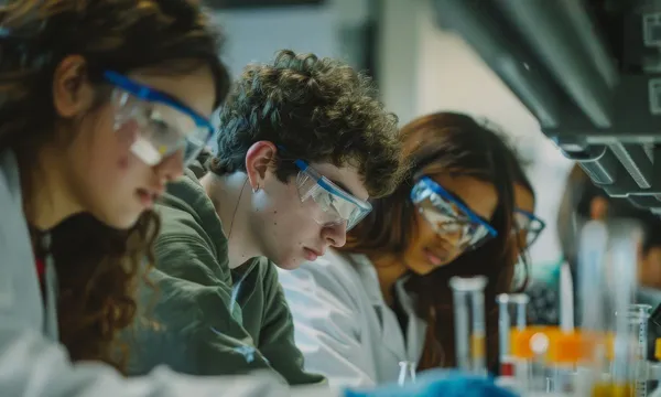 Des élèves de Terminale en cours de spécialité Biologie-Ecologie