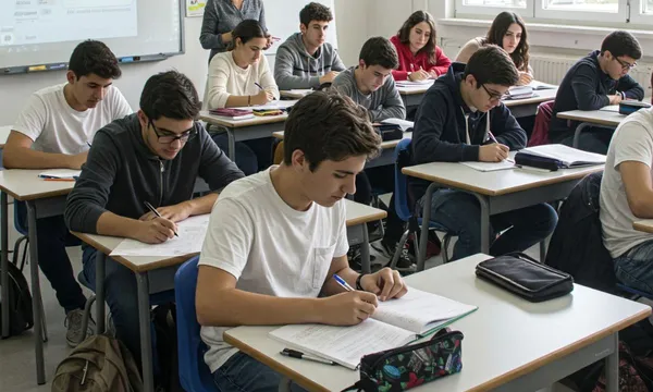 Une classe d’élèves de Terminal en spécialité de Sciences Economiques et Sociales